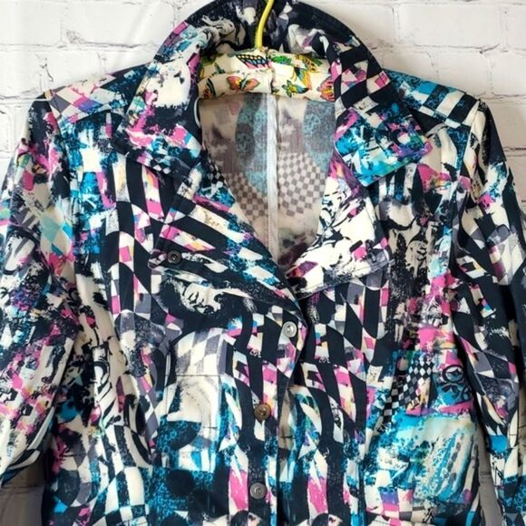 Vero Moda  Made in Italy Fun Funky Wearable Art Michelangelo Blazer Jacket🇮🇹 - Picture 5 of 13